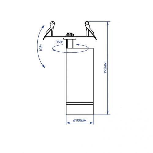 Світильник світлодіодний вбудований Feron AL196 10W Білий - фото 3 Світильник світлодіодний вбудований Feron AL196 10W Білий - фото 3