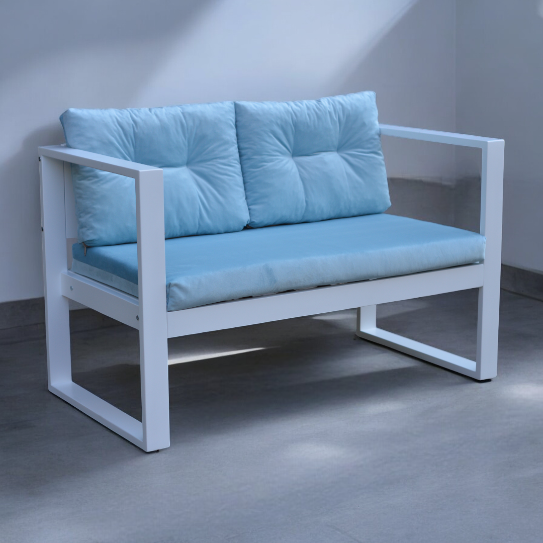 Диван WLS D11 клен в стиле лофт Бирюзовый (D-11/L/110/1/K/2/02/P) - фото 2 Диван WLS D11 клен в стиле лофт Бирюзовый (D-11/L/110/1/K/2/02/P) - фото 2