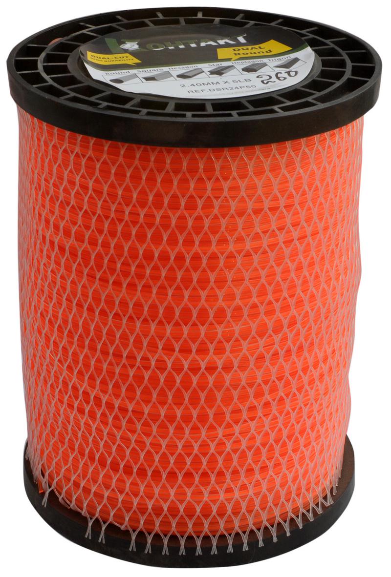 Леска косильная для триммера круг с сердечником 5 LB 2,4 мм 436 м (les260)