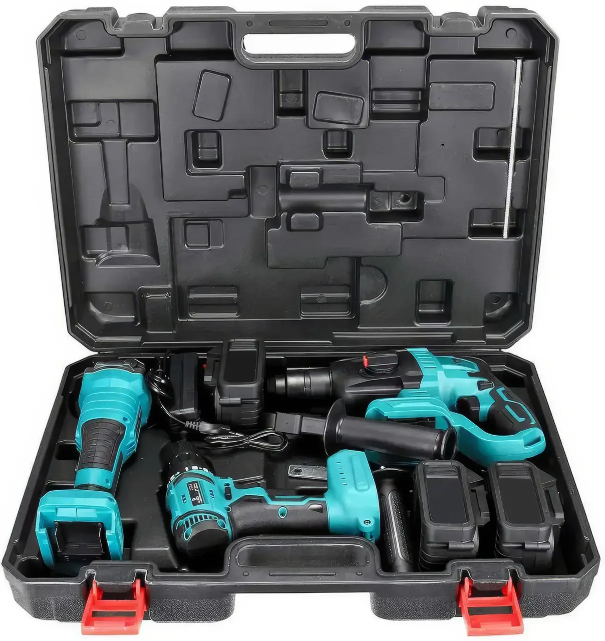 Набор инструментов шуруповерт/перфораторы/болгарка 48V 3в1 (TOP-74) - фото 4 Набор инструментов шуруповерт/перфораторы/болгарка 48V 3в1 (TOP-74) - фото 4