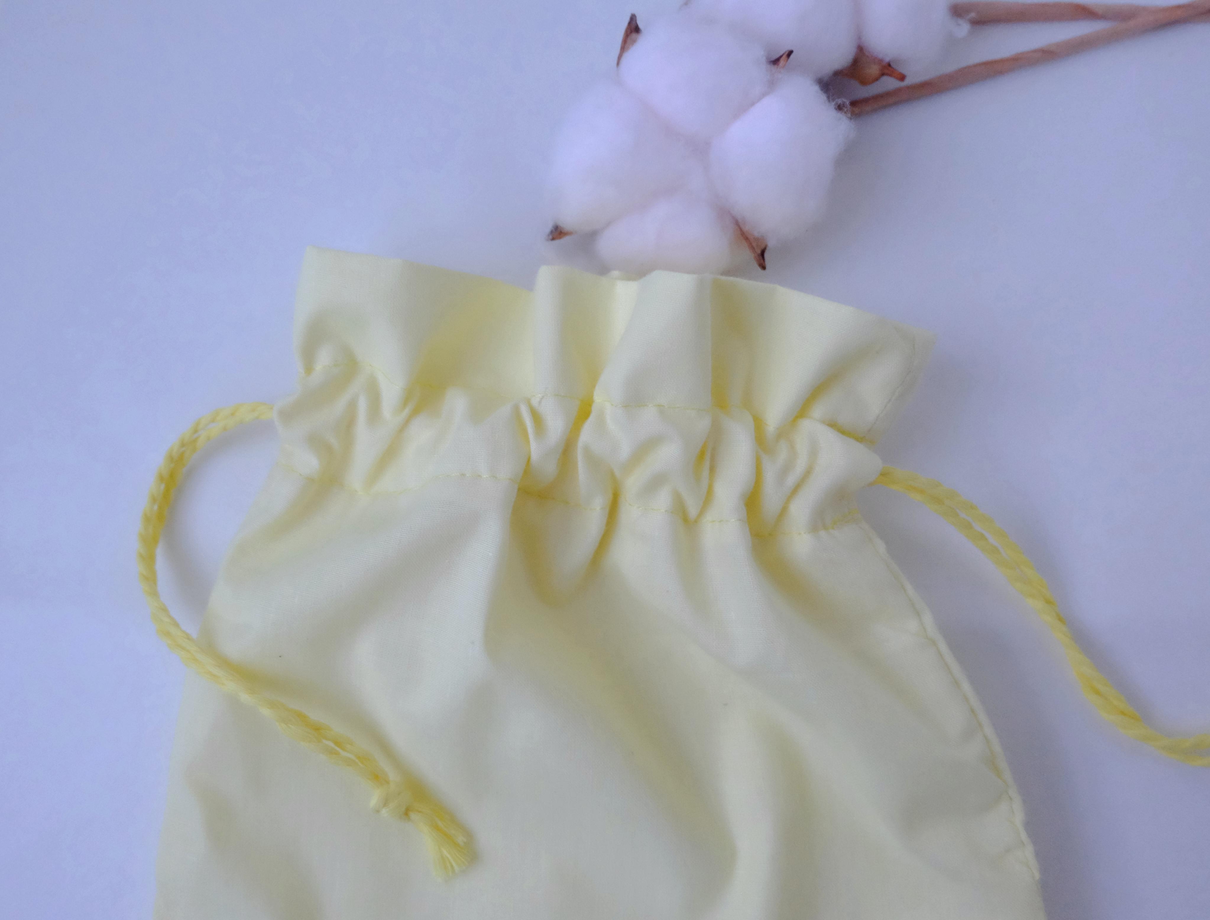 Мішок текстильний для подарунків 25х20 см Жовтий (29186739) - фото 4 Мішок текстильний для подарунків 25х20 см Жовтий (29186739) - фото 4