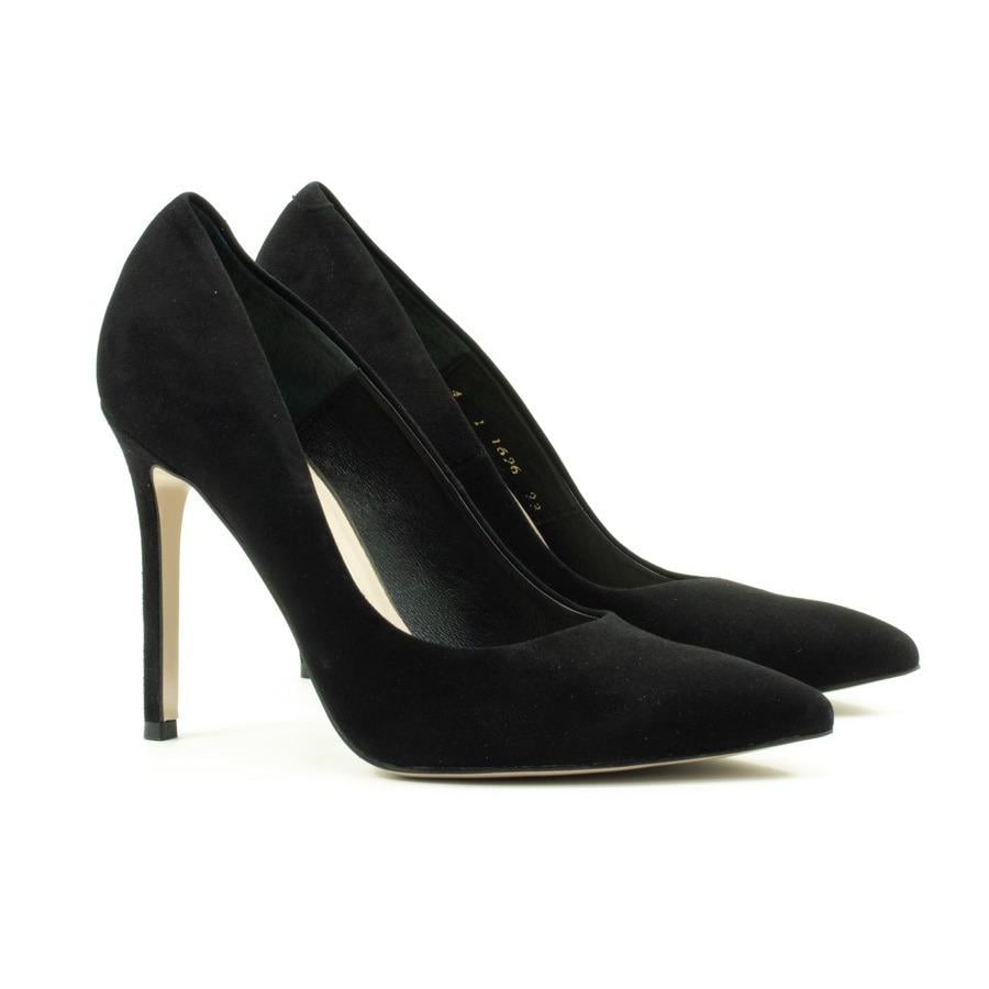 Туфли лодочки женские bravomoda 1626 BLK замша р. 39 Туфли лодочки женские bravomoda 1626 BLK замша р. 39