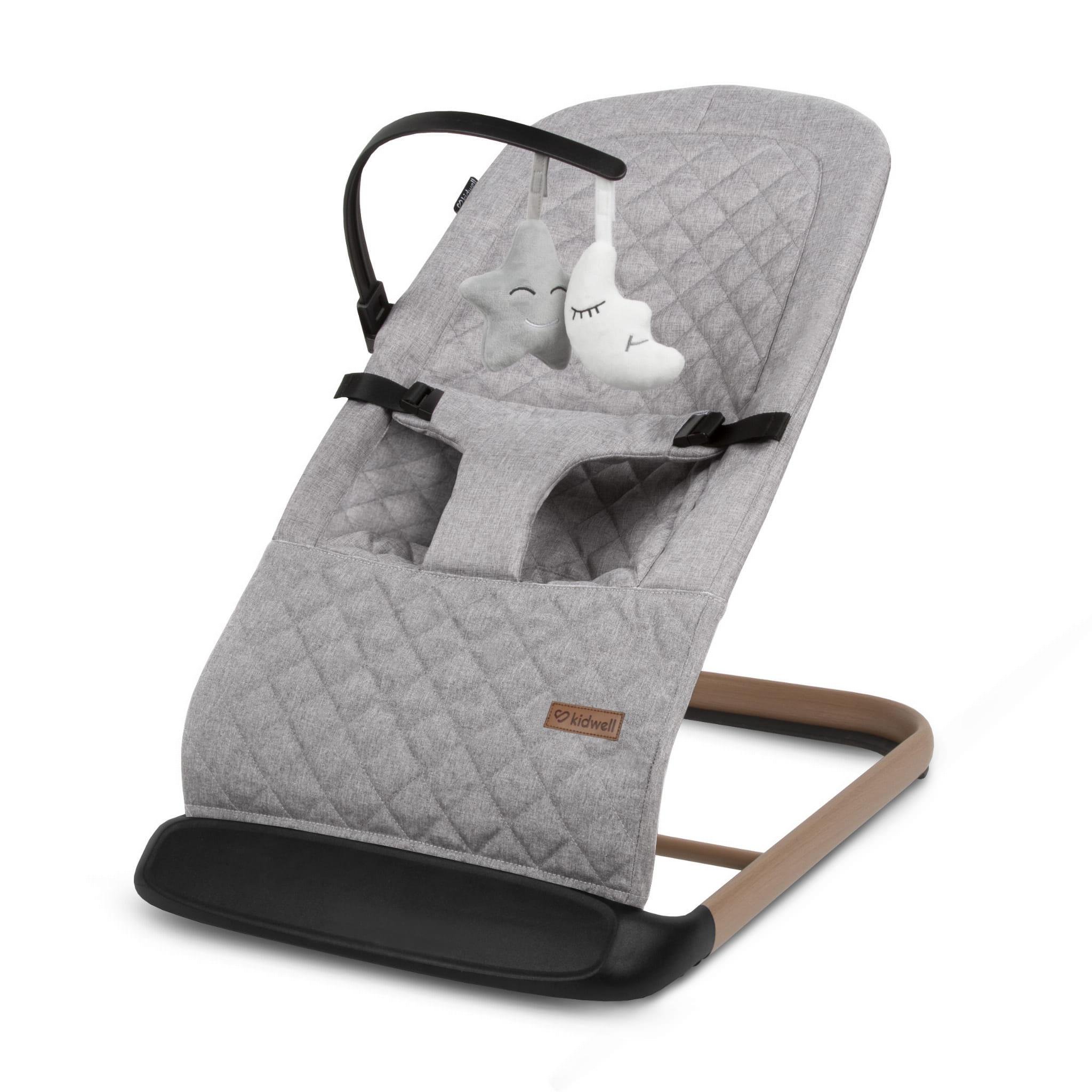 Кресло-качалка Kidwell LARO Full Grey/Wooden (23360050)