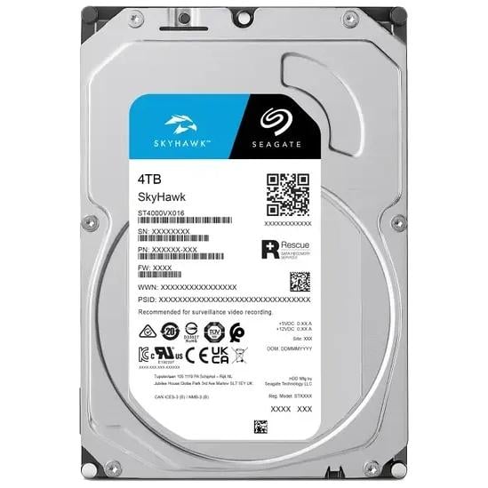 Диск жесткий внутренний Seagate SkyHawk ST4000VX016 4 ТБ (15661) Диск жесткий внутренний Seagate SkyHawk ST4000VX016 4 ТБ (15661)