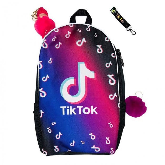 Рюкзак шкільний CrazyBags TikTok з брелком (T230L)