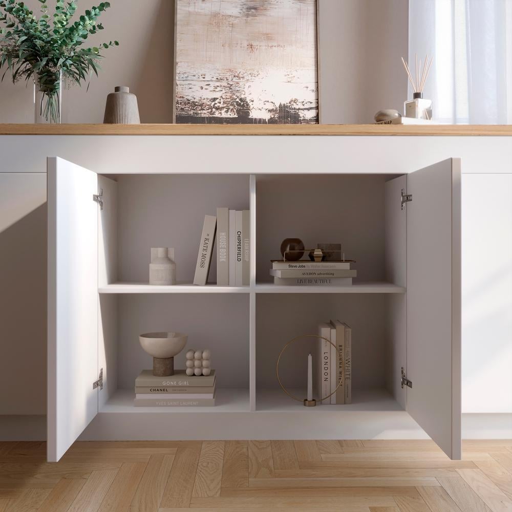 Комод LION Ларрі-1 190х35х84 см Нiмфея альба/Дуб Аппалачи (LION-041009) - фото 3 Комод LION Ларрі-1 190х35х84 см Нiмфея альба/Дуб Аппалачи (LION-041009) - фото 3