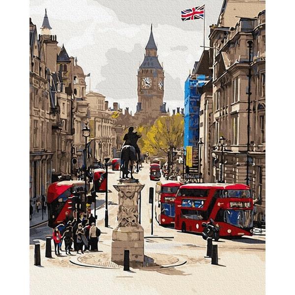 Картина по номерам Brushme GX30082 Бурный Лондон 40х50 см (1377129574)