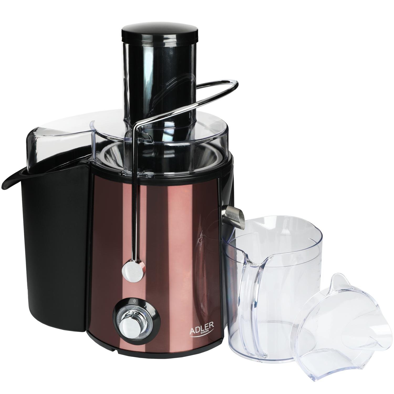Соковыжималка Adler AD 4129 1000W контейнер для сока 1000 мл с контейнером для мякоти 2000 мл Cooper (AD4129) - фото 3