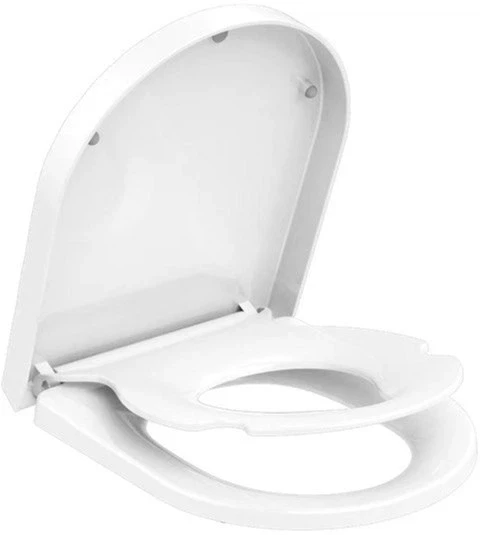 Сидіння-кришка для унітазу Fabrika LEATHER LINE D-Shape Family soft close поліпропілен (FK-P4064) Сидіння-кришка для унітазу Fabrika LEATHER LINE D-Shape Family soft close поліпропілен (FK-P4064)