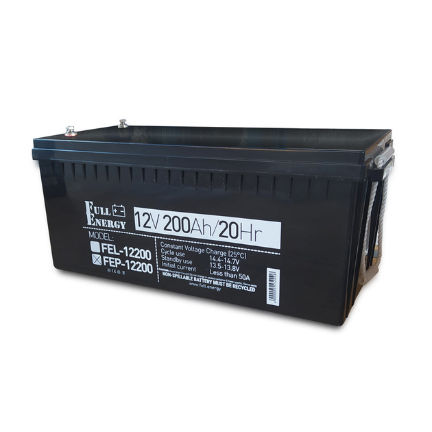 Акумулятор Full Energy FEP-12200 12В 200Ah для ДБЖ (24237293)
