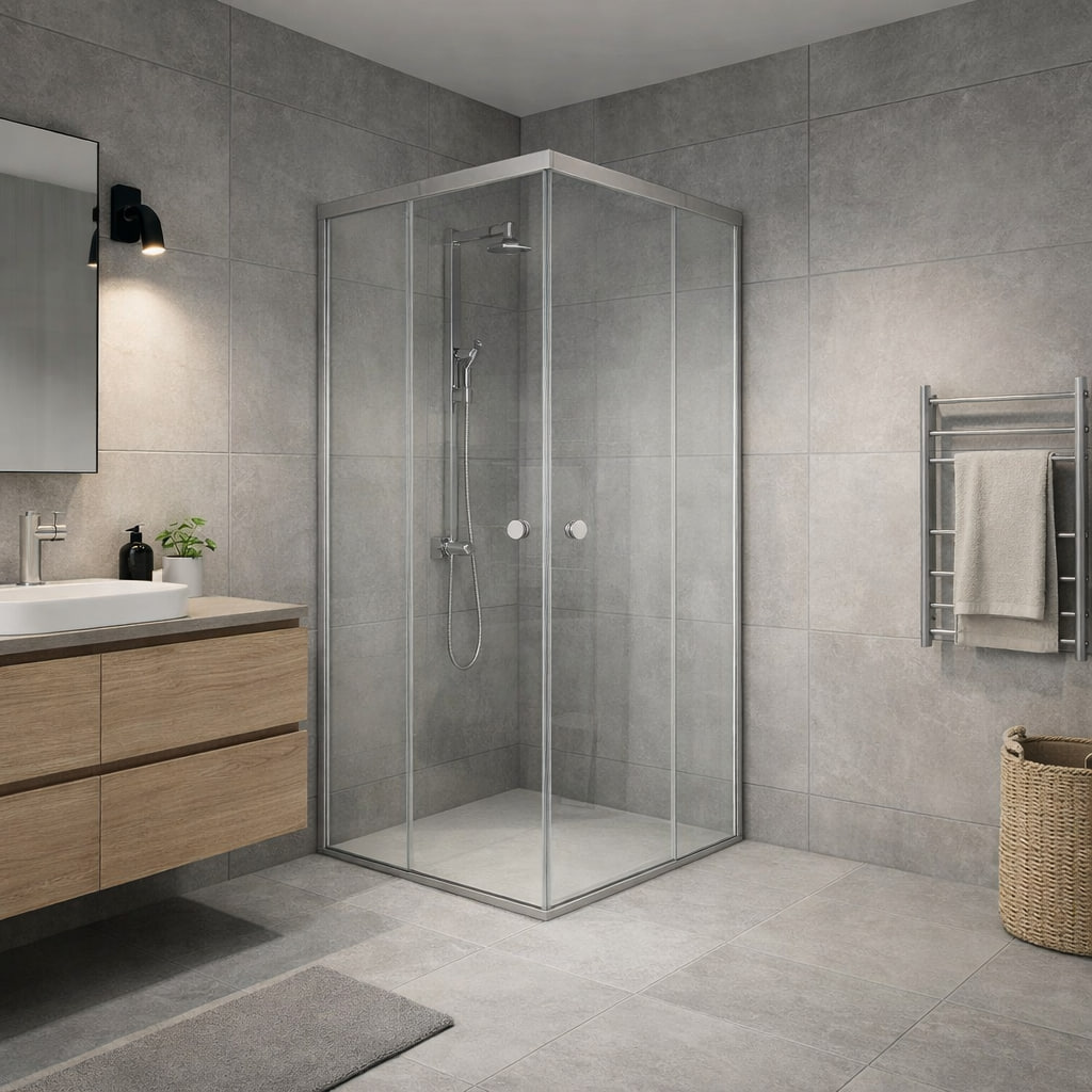 Душевая кабина Shower SATURN STN-164 без поддона раздвижная дверь прозрачное стекло 90х90х190 см (C15208)