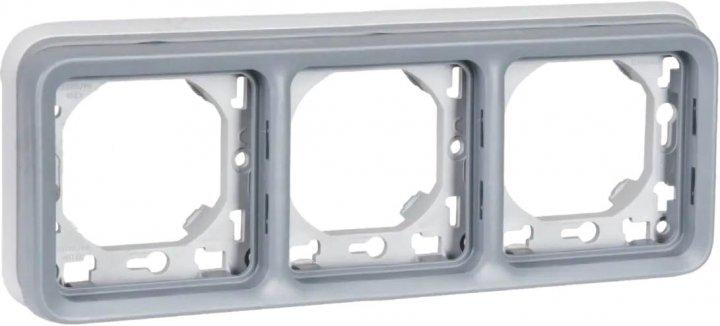 Рамка Legrand 69687 Plexo 3 поста Серый (11485826)