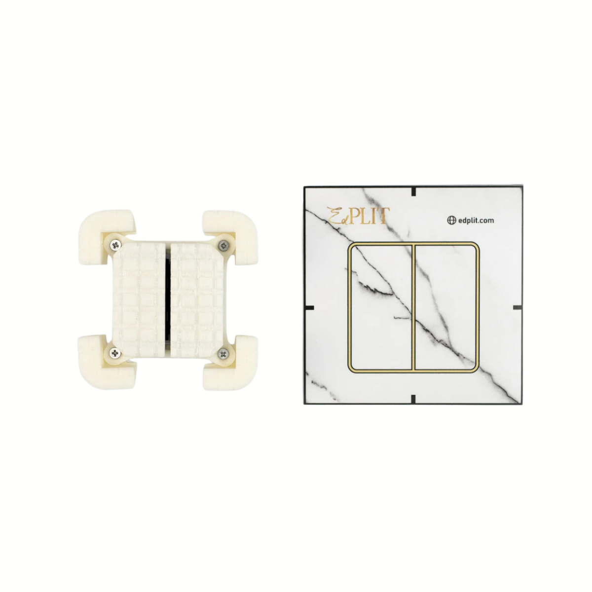 Скрытый двойной выключатель EDPLIT (E40005) Скрытый двойной выключатель EDPLIT (E40005)