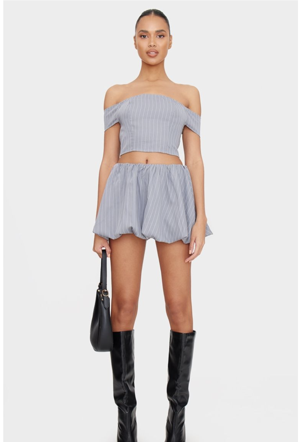 Юбка Pretty Little Thing CNK6297 р. 36 Серый