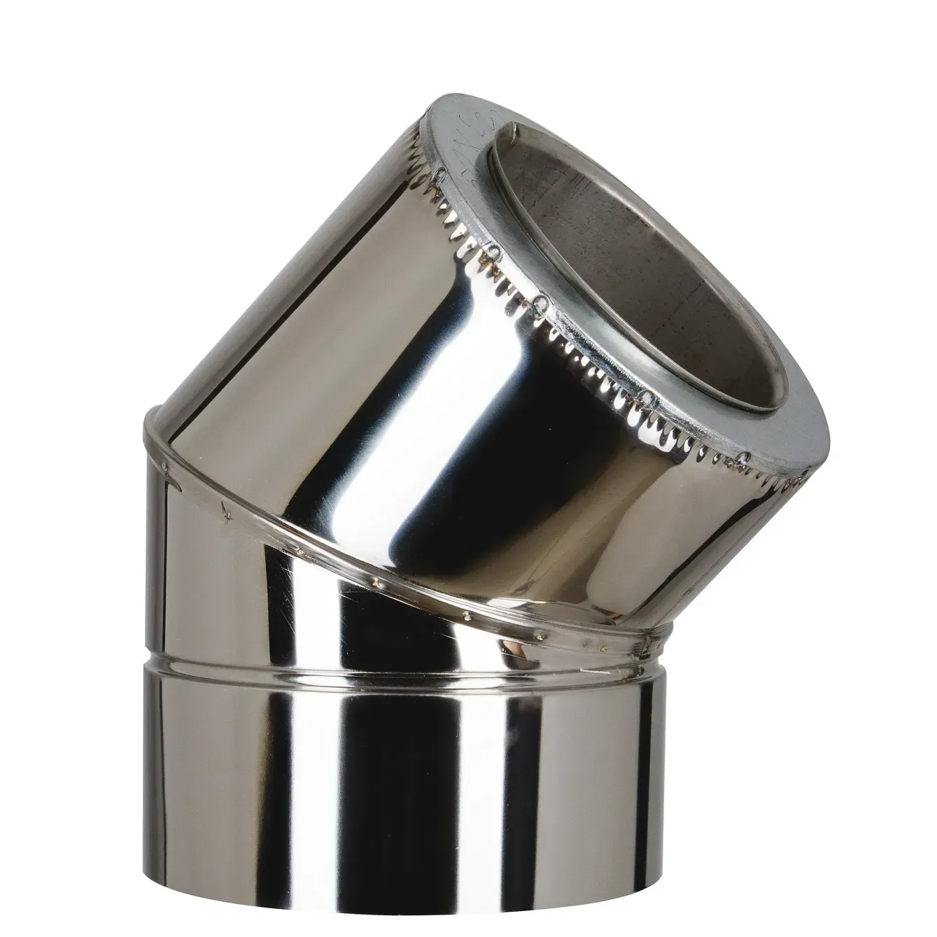 Колено 45 нерж/нерж 1 мм ф150/220 Колено 45 нерж/нерж 1 мм ф150/220