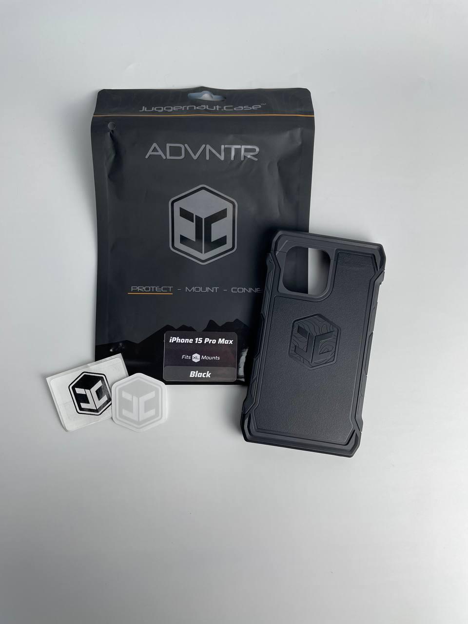 Протиударний чохол Juggernaut Case ADVNTR Black для iPhone 15 Pro MAX - фото 1