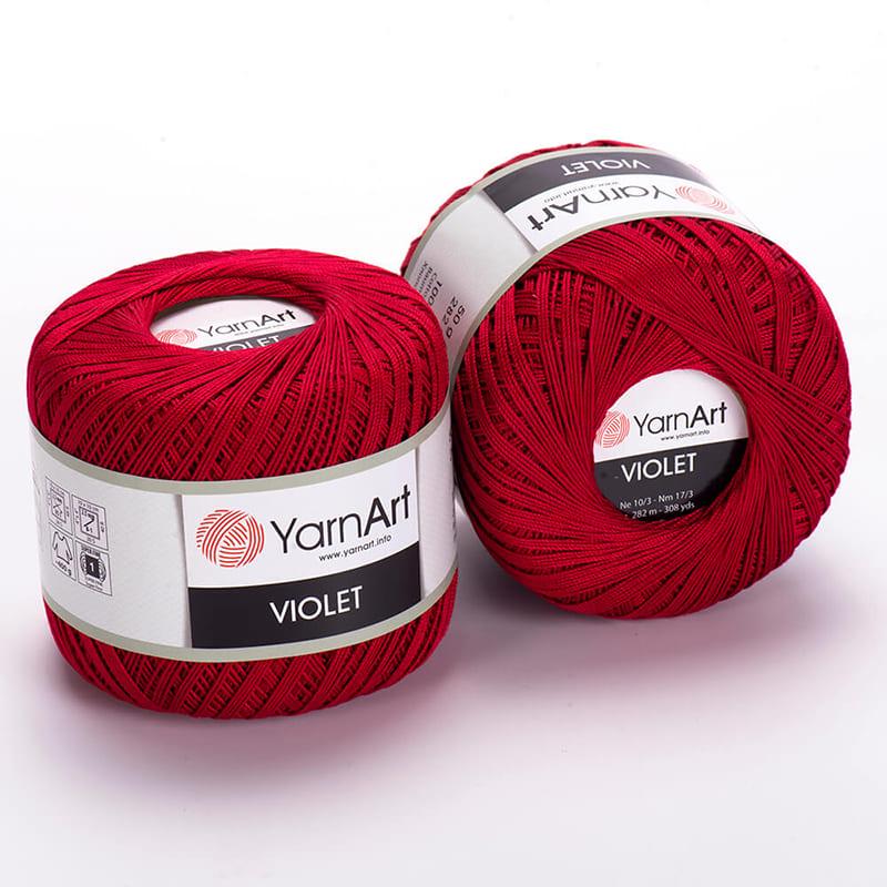 Пряжа YarnArt Violet 5020 Темно-красный