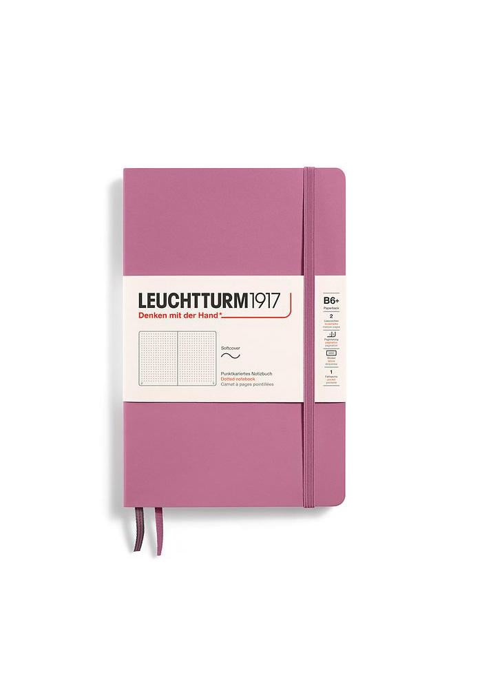 Блокнот Leuchtturm1917 Paperback B6 м'яка обкладинка точка Dusty Rose (372370)