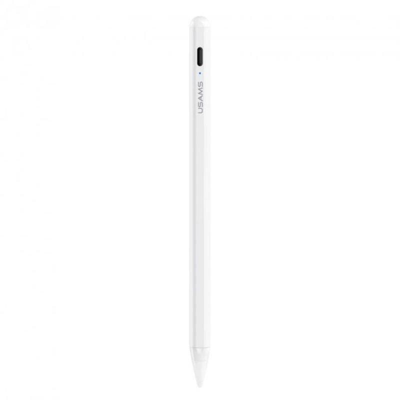 Стилус Usams US-ZB223 Tilt-sensitive Active Touch Capacitive для iPad White (00000062696_1)