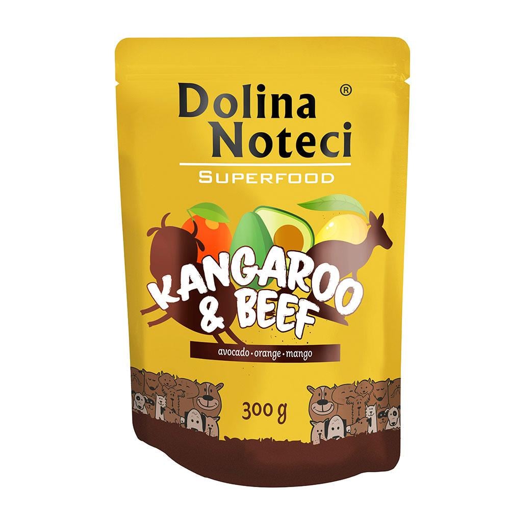 Корм влажный для собак всех пород Dolina Noteci Superfood с кенгуру и говядиной 300 г (1736663567)
