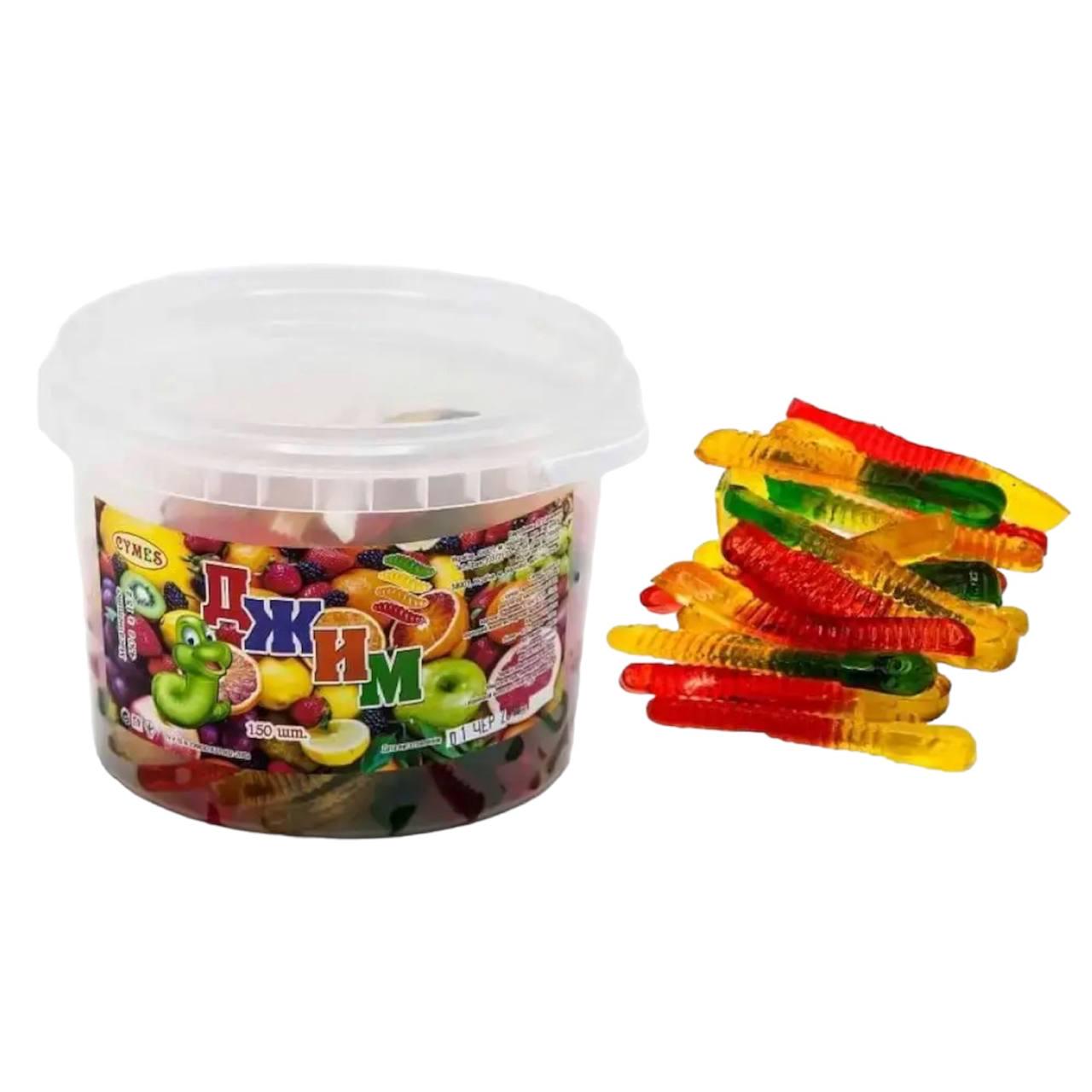 Мармелад жевательный Жувасики Червячок Джим 450 г 150 шт. (00000004787)