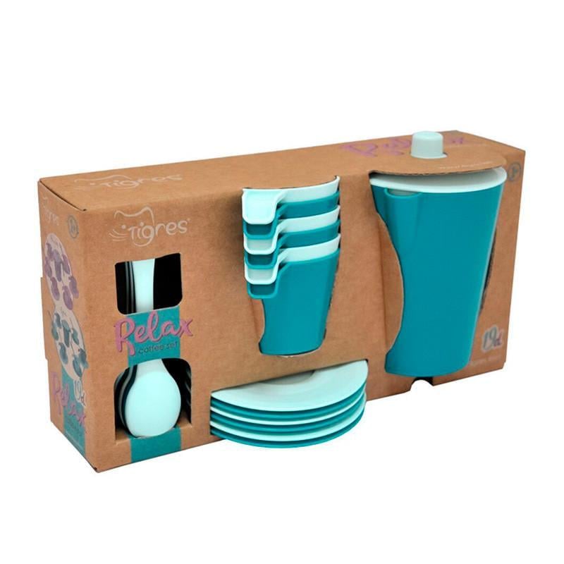 Набір посуду кавовий Tigres Релакс 19 ел. (39803) Набір посуду кавовий Tigres Релакс 19 ел. (39803)