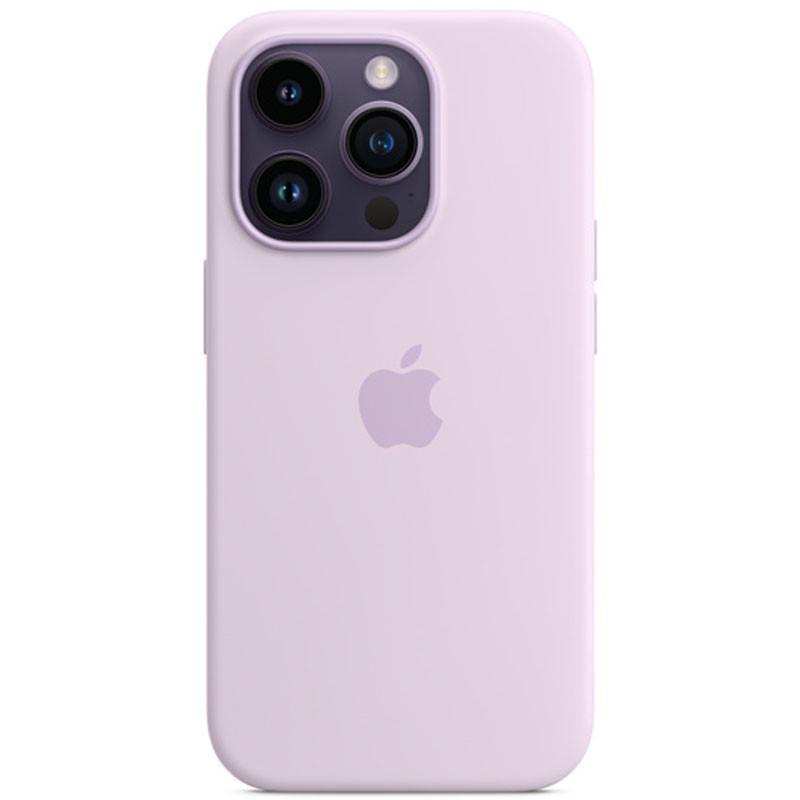 Протиударний Чохол Silicone Case Full Protective (AA) для Apple iPhone 15 Pro Max (6.7") Бузковий / Lilac