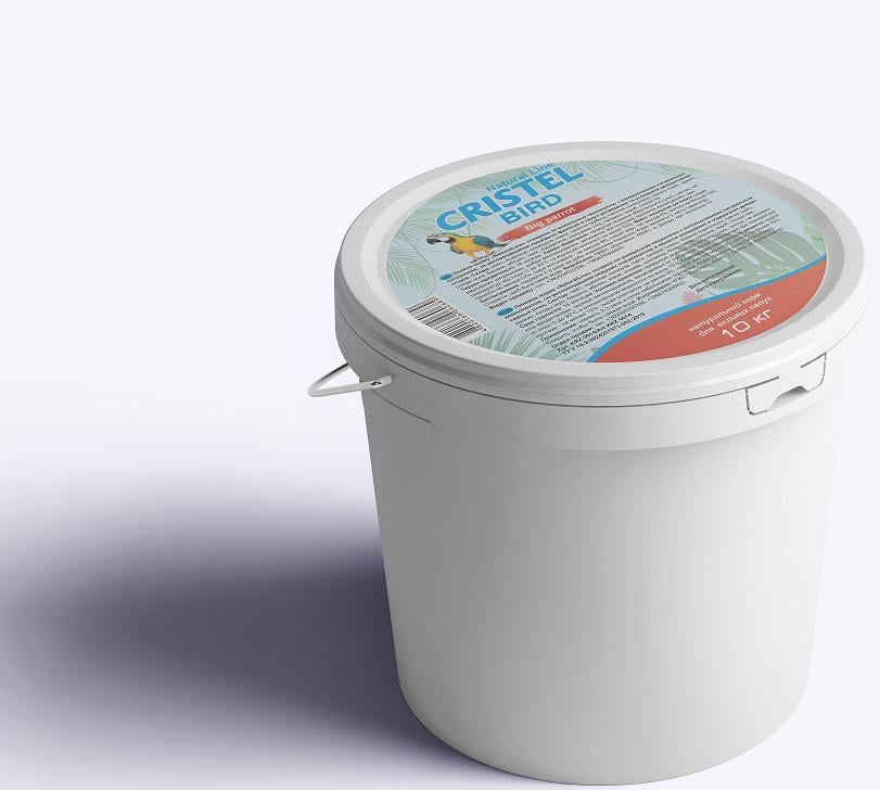 Корм натуральный для больших попугаев Cristel Big Parrot 10 кг