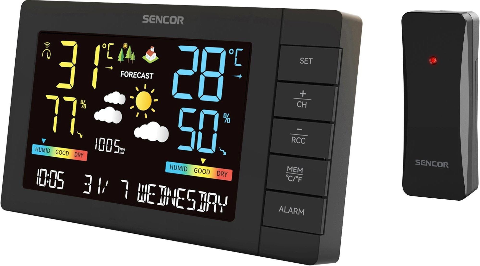 Метеостанция электронная Sencor SWS4440 Черный (28745613)