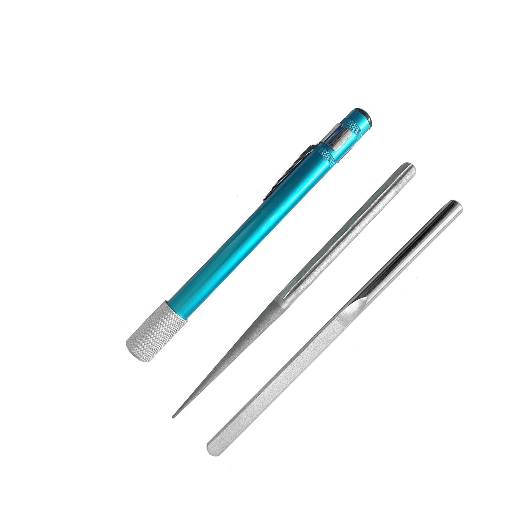 Точилка для ножей/ножниц/крючков карманная алмазная 2 стержня Синий (430/1) - фото 2 Точилка для ножей/ножниц/крючков карманная алмазная 2 стержня Синий (430/1) - фото 2