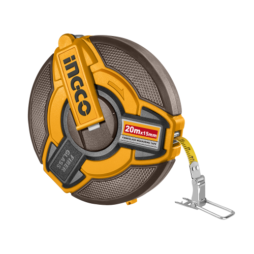 Рулетка INGCO INDUSTRIAL 20 м стекловолокно 15 мм (000242057)