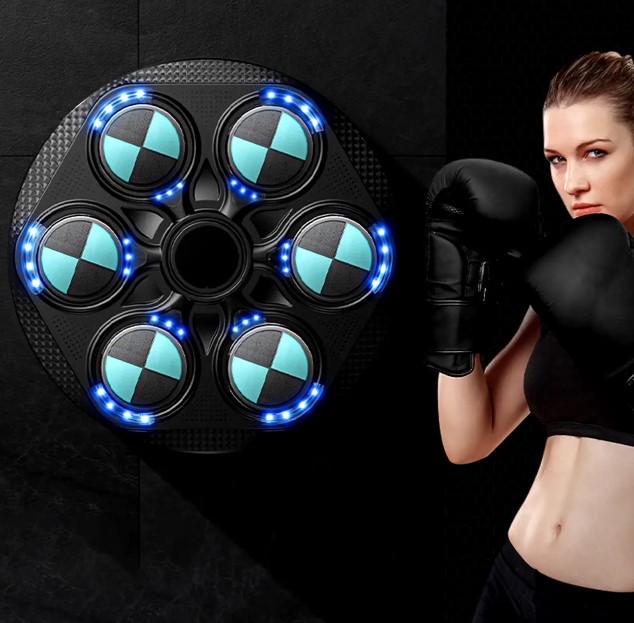 Тренажер для боксу LY-837 з музикою та підсвічуванням 41,5х41,5 см - фото 5