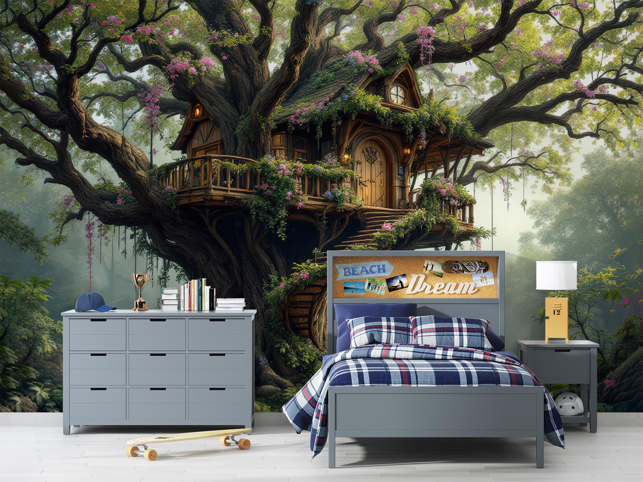 Фотообои флизелиновые Upstream Дом на дереве 180х120 см (S5KID-078/2) - фото 6