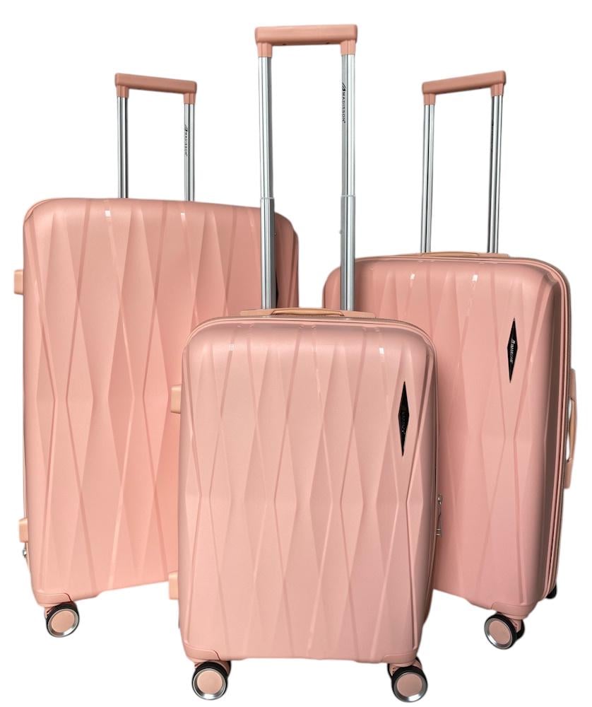 Набір валіз Madisson Snowball 51103 Персиковий (31219126)