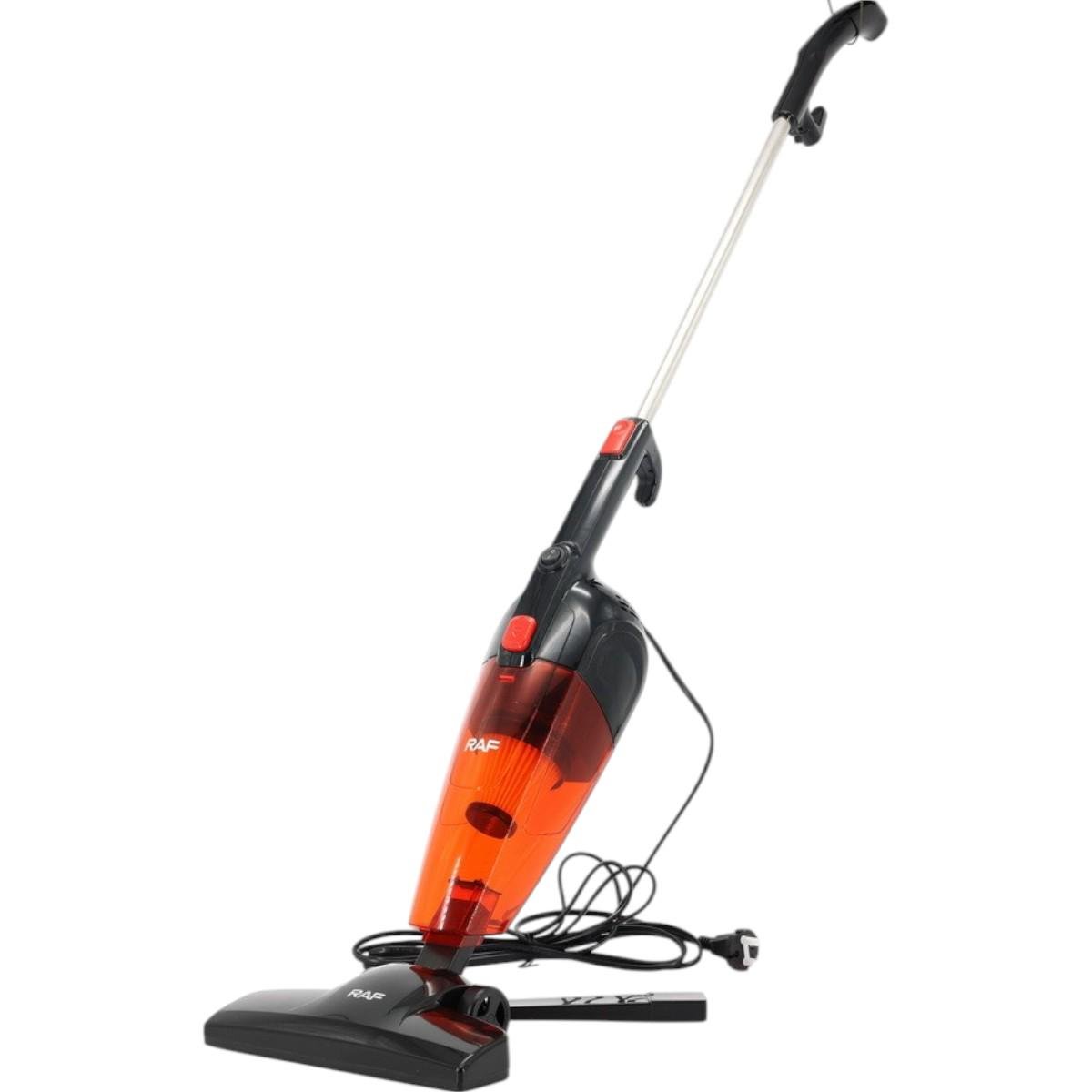 Пилосос вакуумний ручний RAF 2в1 600 Вт вертикальний без мішка Червоний (8673 H)