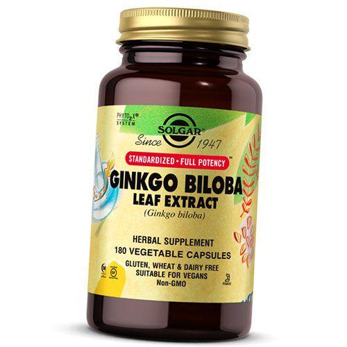 Экстракт листьев гинкго билоба Ginkgo Biloba Leaf Extract 180 вег. капс. (71313002)