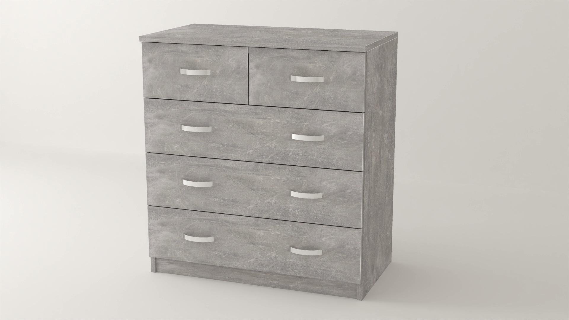 Комод Алекса ВК-33 110х50х90 см Индастриал (61767) - фото 1