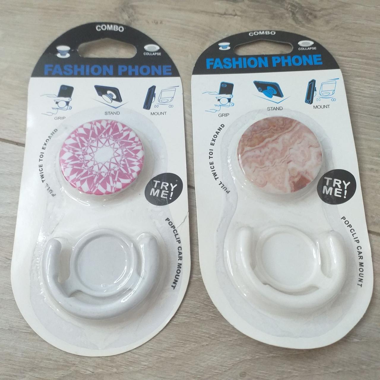 Попсокет держатель Fashion для 3D Combo 2 шт./1 уп. Белый (KG-10559) Попсокет держатель Fashion для 3D Combo 2 шт./1 уп. Белый (KG-10559)