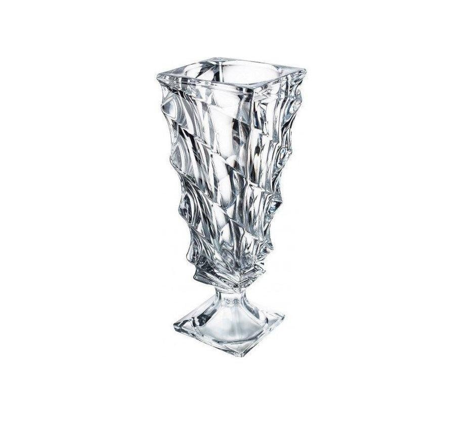 Ваза для цветов Bohemia Casablanca на ножке h 39 см богемское стекло (a94c59a2)