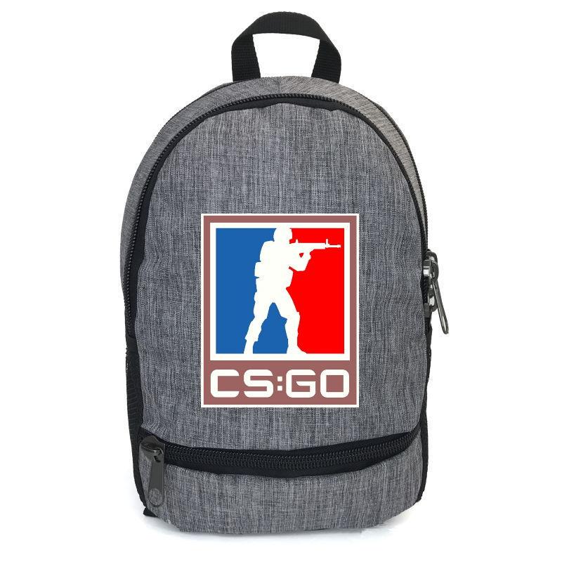 Школьный рюкзак с принтом Counter-Strike CSGO-006 12,5 л Серый (1441896087)