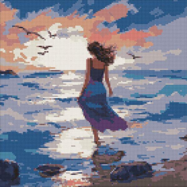 Алмазная мозаика Идейка Прекрасная стихия 40x40 см (Id-AMO7965)