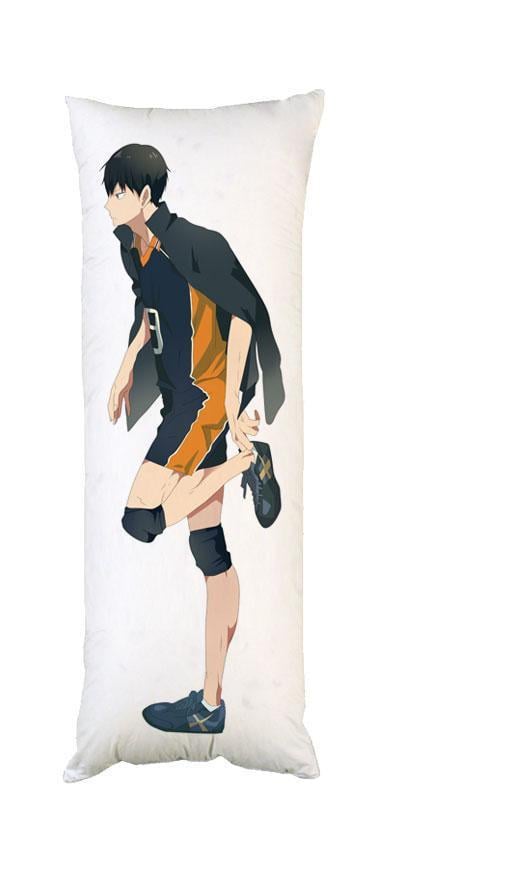 Подушка дакимакура Тобио Кагэяма Tobio Kageyama аниме Волейбол декоративная ростовая для обнимания 60x180 см (1834026076)