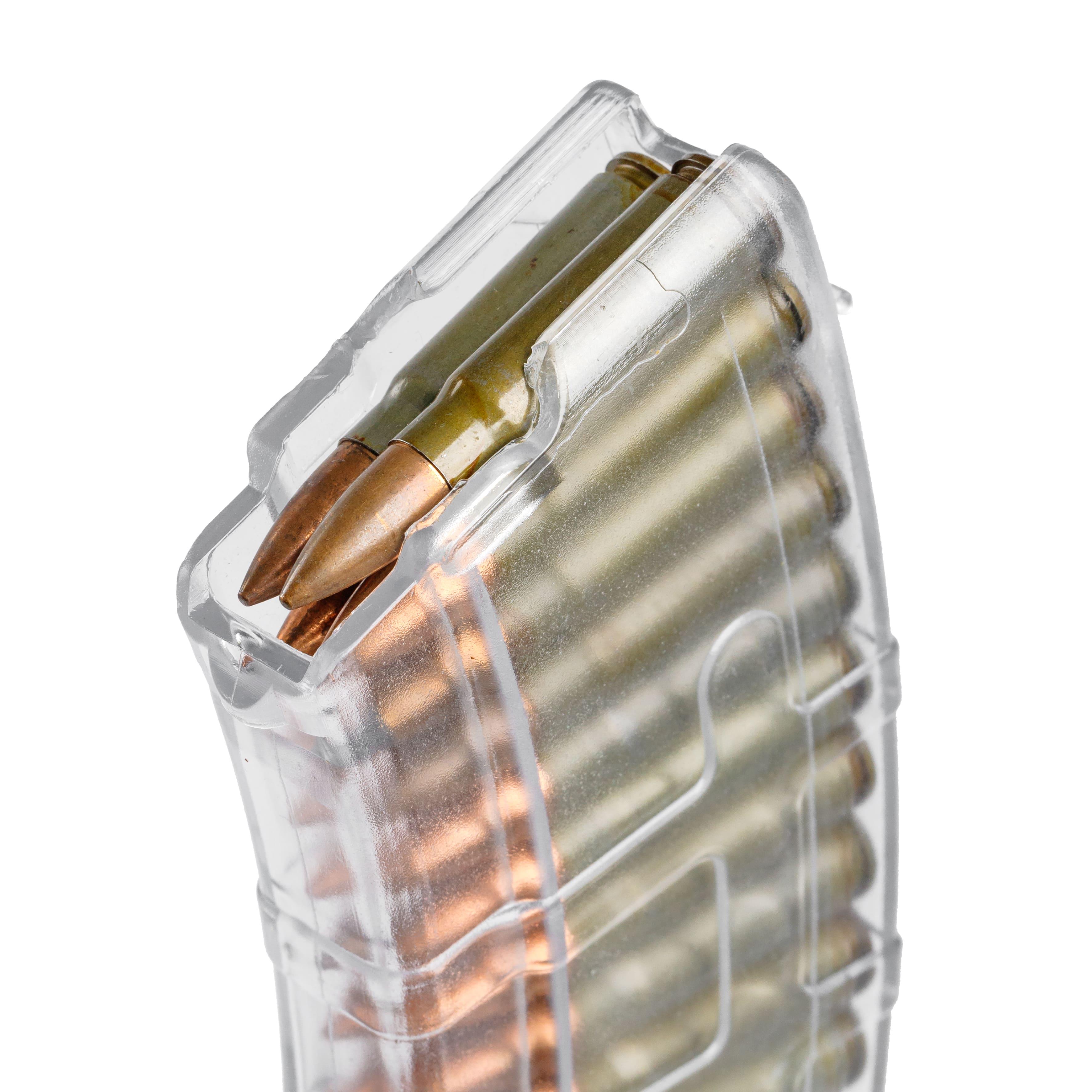 Магазин калібру 7,62x39 мм для зброї Прозорий (27667489) - фото 5 Магазин калібру 7,62x39 мм для зброї Прозорий (27667489) - фото 5