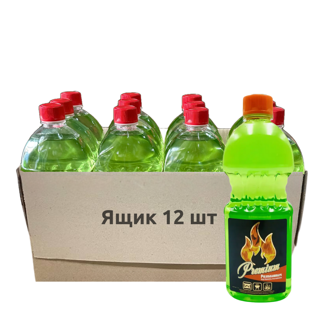 Разжигатель гелевый для костра TM PREMIUM 1 л 12 шт. Разжигатель гелевый для костра TM PREMIUM 1 л 12 шт.