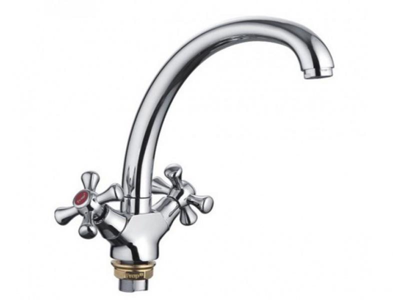 Змішувач для кухні Frap H732 F42732-B 1034185 двовентильний Хром (102366) Змішувач для кухні Frap H732 F42732-B 1034185 двовентильний Хром (102366)