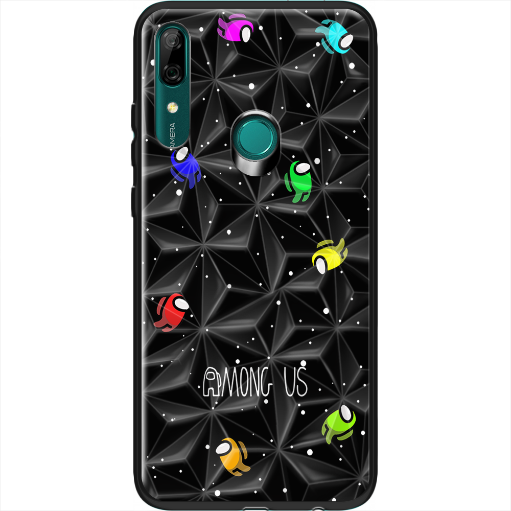 Чехол Boxface Huawei P Smart Z Among Us Invisible Черный силикон с призмой (37381-bk76-37848)