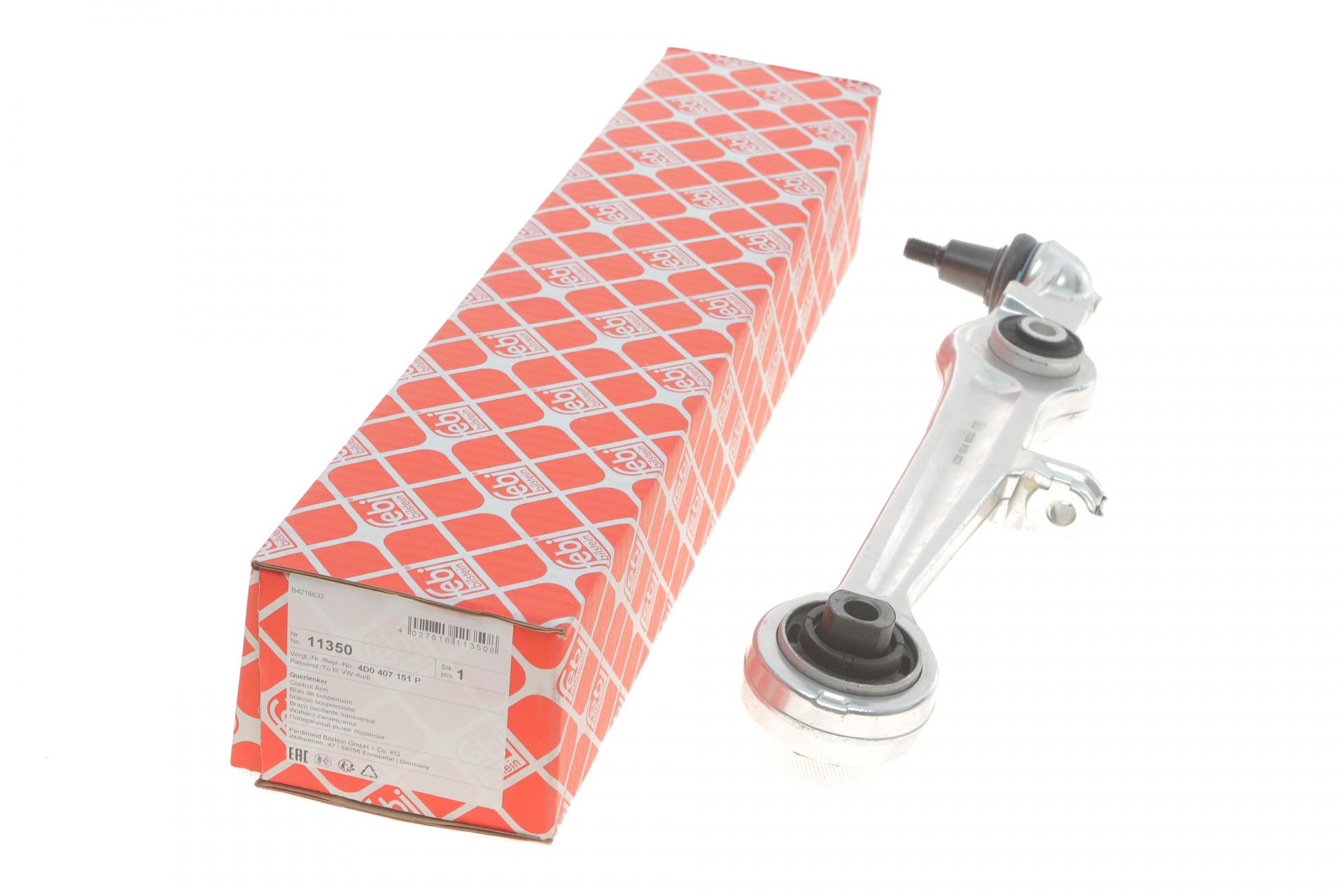 Рычаг подвески FEBI BILSTEIN передний/снизу Audi A4/A6/VW Passat B5 94-09 (11350)