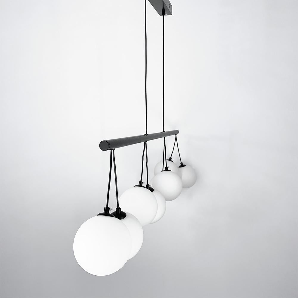 Люстра підвісна Light House LNF-17454/8L BK цоколь G9 Чорний