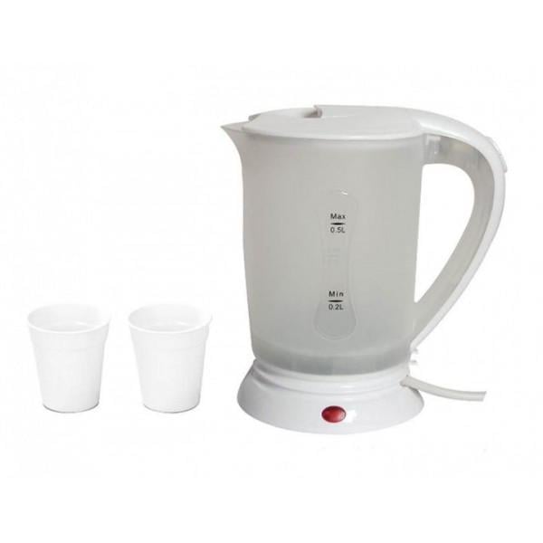 Чайник електричний автомобільний А-Плюс ЕК 1518 Білий