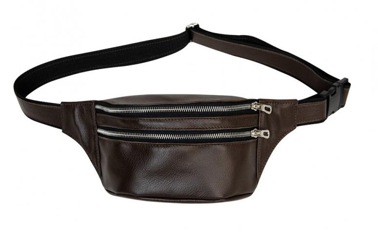 Сумка-бананка Sambag Tirso BTSm Коричневый (81333120wm)